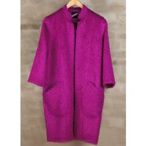 Alpaca Wool Open Front Lilac Jacket - KENDT Brand